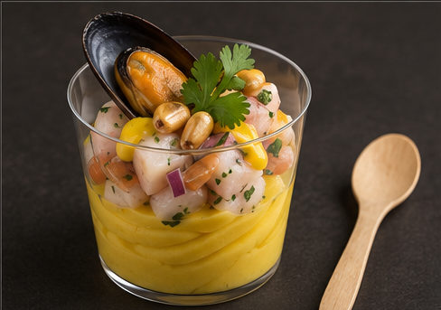 Presentation concept: Causa cups