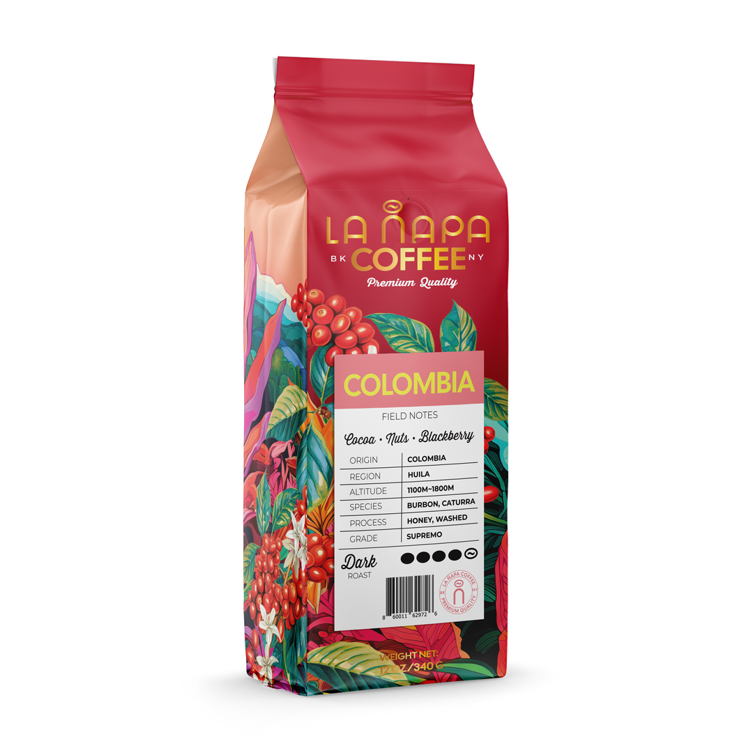 La Napa Coffee's premium Colombian Huila Whole Bean