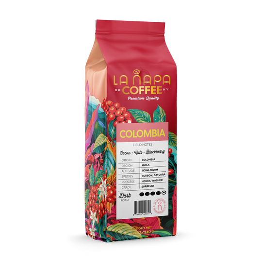 La Napa Coffee's premium Colombian Huila Whole Bean