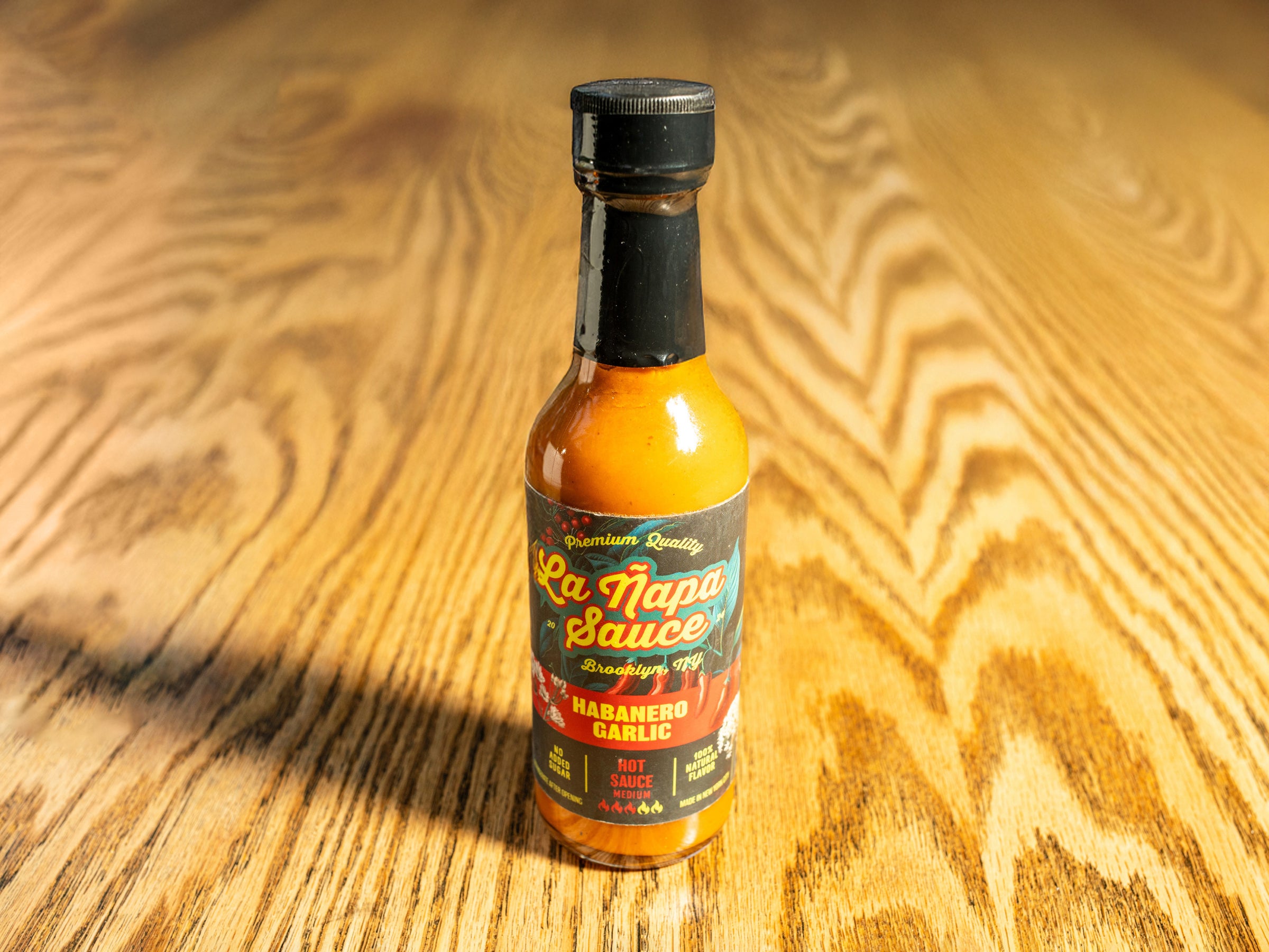 La Ñapa Sauce — habanero garlic hot sauce, made in Brooklyn