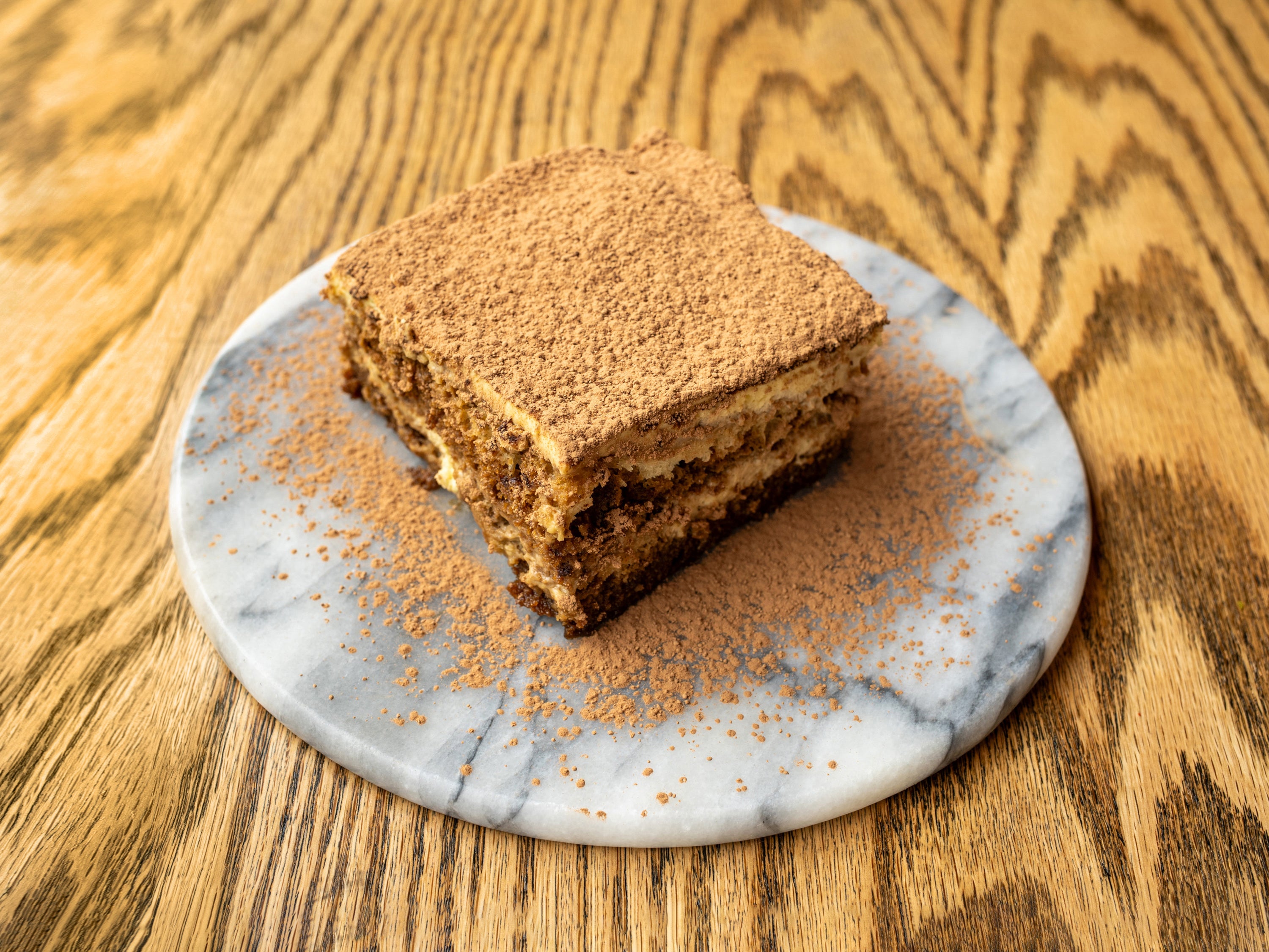 La Ñapa restaurant tiramisu