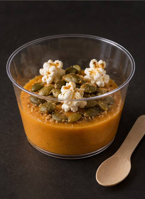 Presentation concept: Calabaza cups