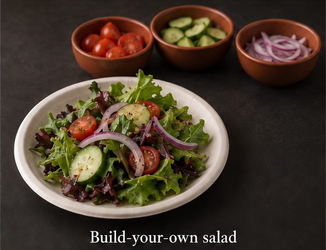 Presentation concept: Salad station